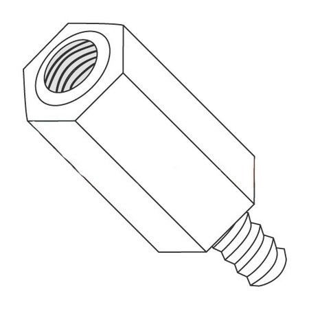 1/4" OD Hex Standoffs (Male-Female) / 8-32 x 7/8" / Nylon/Outer Diameter: 1/4" / Thread Size: 8-32 / Length: 7/8" (Carton: 1,000 pcs)